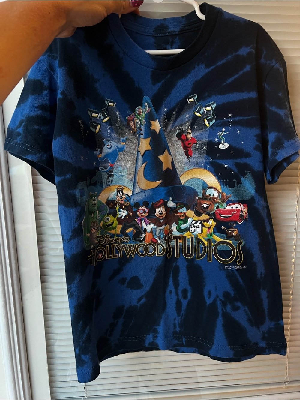 2008 Disney Hollywood Studios Tie-Dye Kids T-Shirt (7/8)